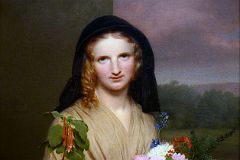 756 The Flower Girl - Charles Cromwell Ingham 1846- American Wing New York Metropolitan Museum of Art.jpg
